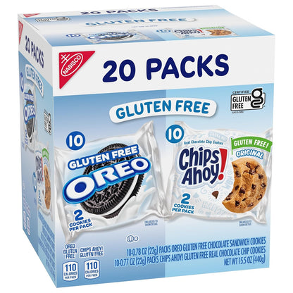 Gluten Free OREO & CHIPS AHOY! Variety Pack – Conference Room and Reception Area Treats for Shared Workspaces