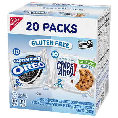 Gluten Free OREO & CHIPS AHOY! Variety Pack – Conference Room and Reception Area Treats for Shared Workspaces
