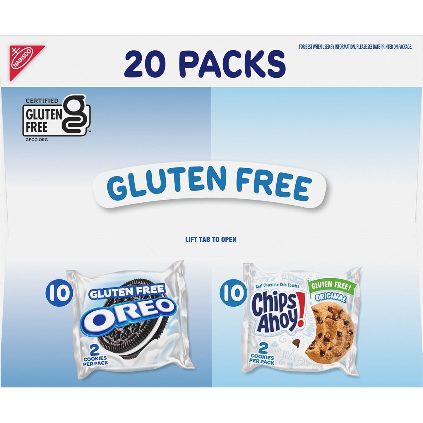 Gluten Free OREO & CHIPS AHOY! Variety Pack – Conference Room and Reception Area Treats for Shared Workspaces