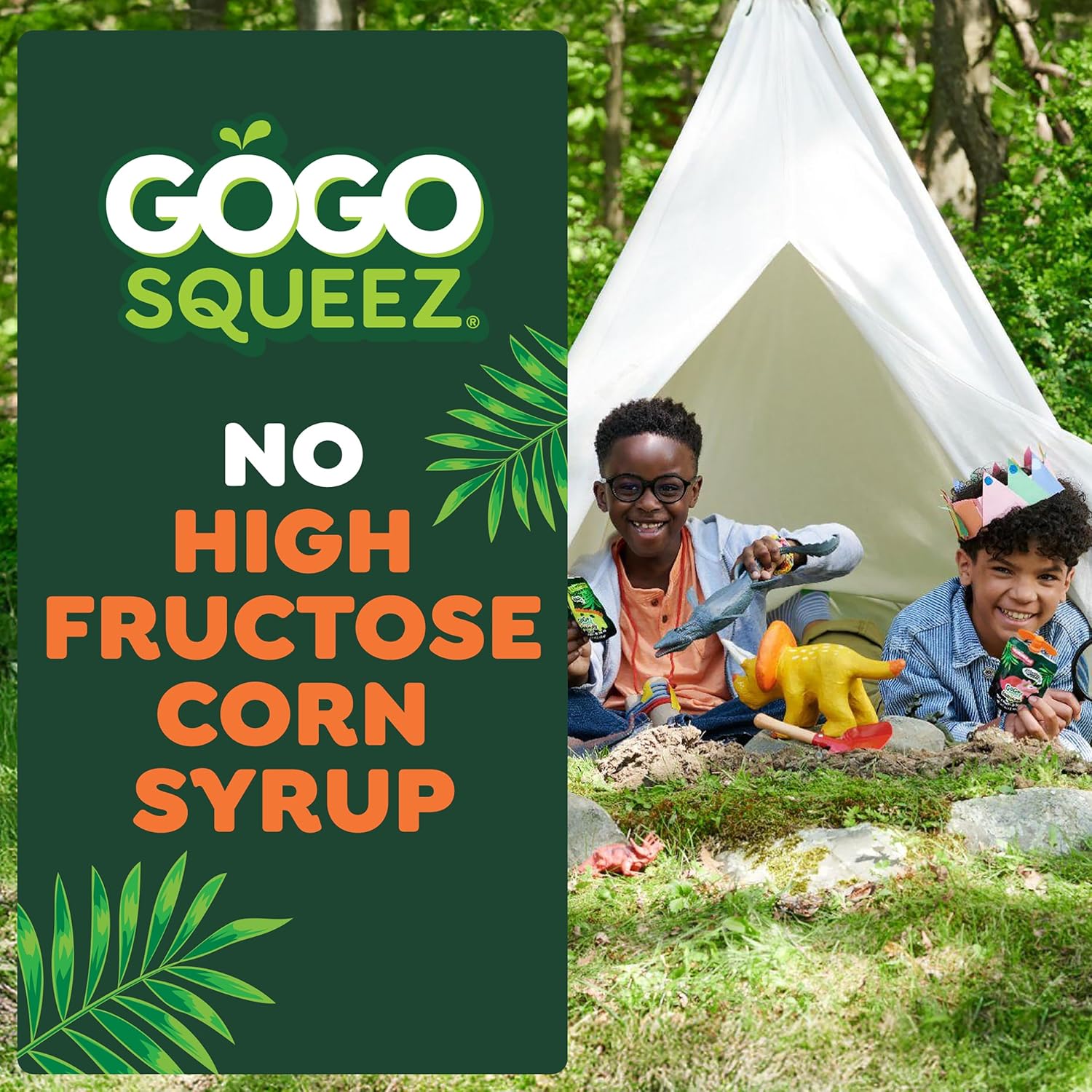 GoGo squeeZ Fruit and Veggie Pures – Camping and Park Snack for Active Families, BPA Free Travel Pouches