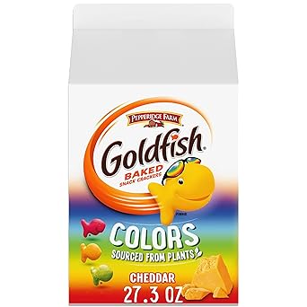 Goldfish Cheddar Cheese Crackers – Shareable Bulk Snack Gift for Party Hosts, Game-Day Entertaining, and Cookie-Swap Tables, 27.3 oz