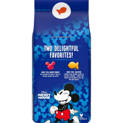 Goldfish Disney Mickey Mouse Cheddar Snacks for Road Trips and Playrooms, 6.6 oz Kids Bag, Pepperidge Farm
