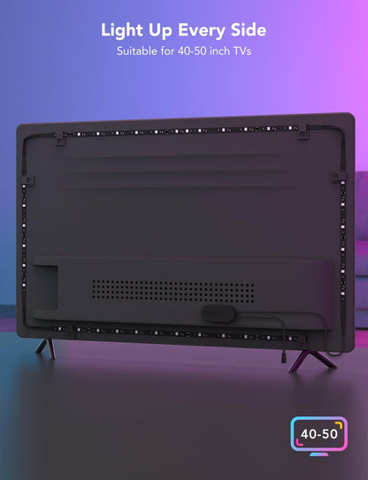 Govee RGBIC Backlight Strip – Elevated Home Theater Accent, 77 Scene Modes and Music Sync Built-In
