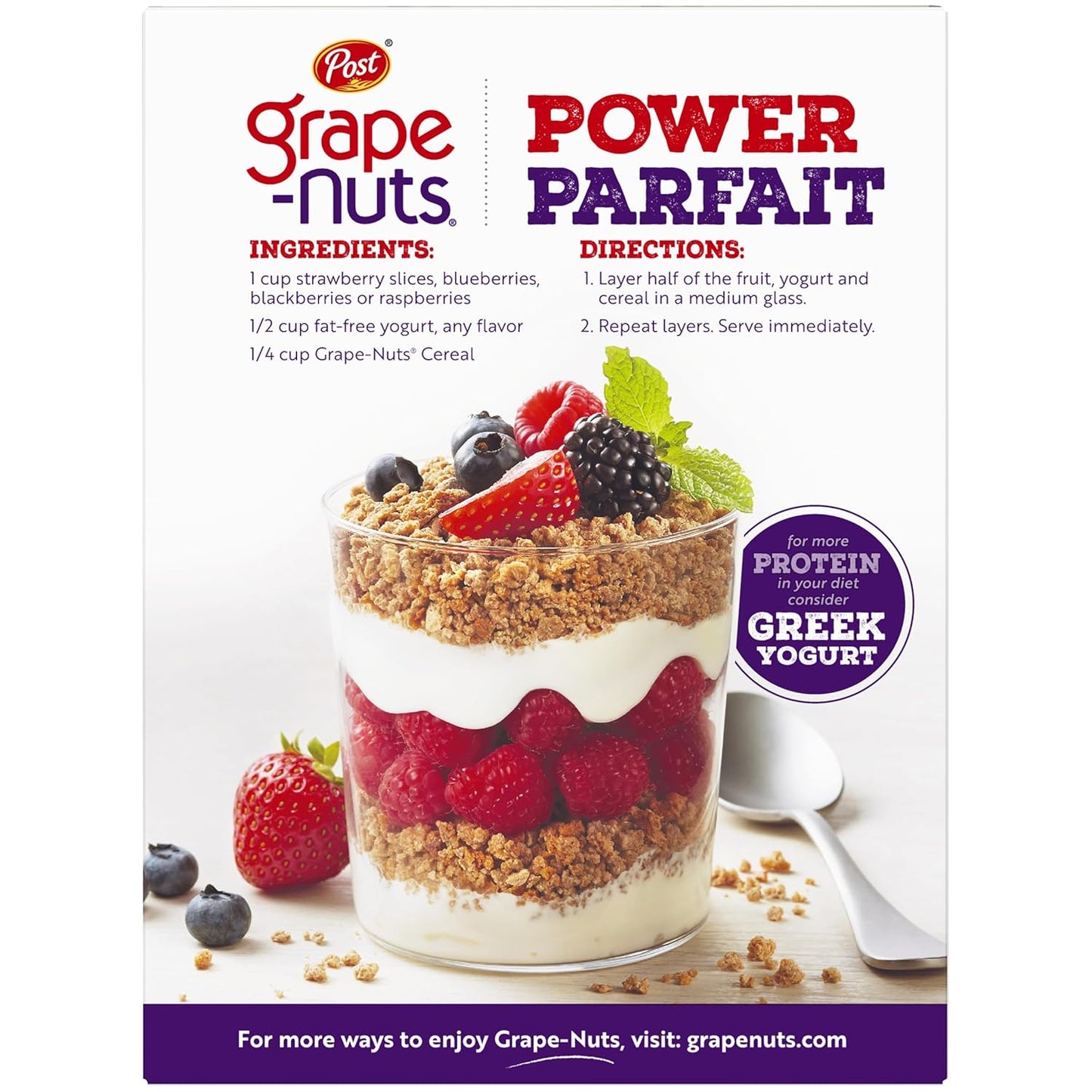 Grape-Nuts Original Breakfast Cereal – Crunchy Heart-Healthy Cereal for the Home Office Snack Drawer, Sustained Energy Fuel