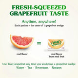 True Citrus Grapefruit Pocket Size Packets – On the Go Hydration for Backpacks and Gym Bags, Sugar Free