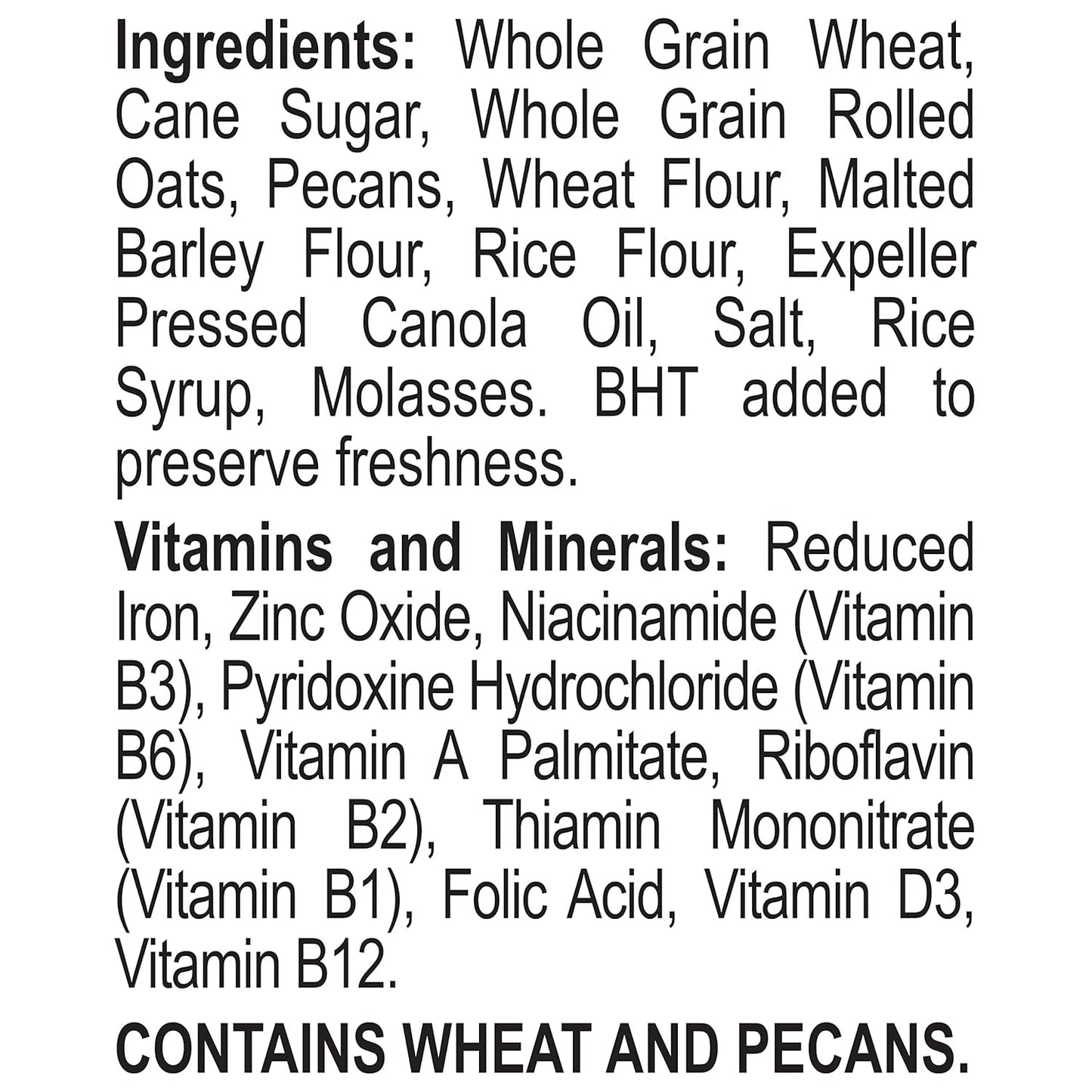 Great Grains Crunchy Pecan Cereal – Stays Crunchy in Milk Cereal for Fast Workday Breakfasts, 19 Ounce