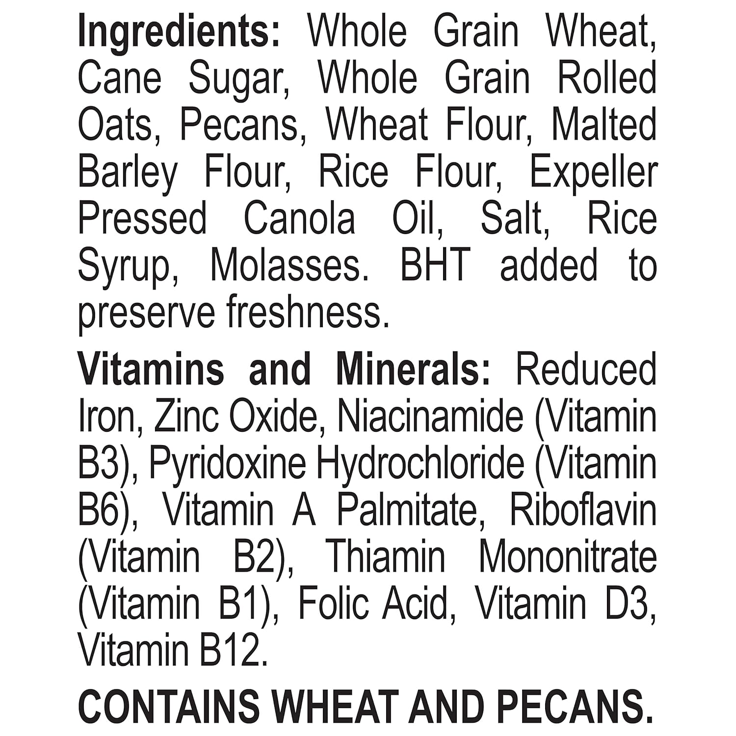 Great Grains Crunchy Pecan Cereal – Stays Crunchy in Milk Cereal for Fast Workday Breakfasts, 19 Ounce