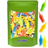 Fruidles Original Wax Bottles Candy – Portion-Controlled Mindful Snack for Office Desks and Home Candy Bowls, Half Pound