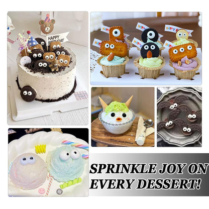 Halloween Eye Sprinkles for Cookies – Travel-Friendly Toppers for Outdoor Picnic and Tailgate Treats