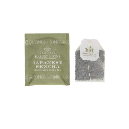Harney & Sons Japanese Sencha Green Tea – Wind-Down Bedtime Tea, Low Caffeine Nightcap