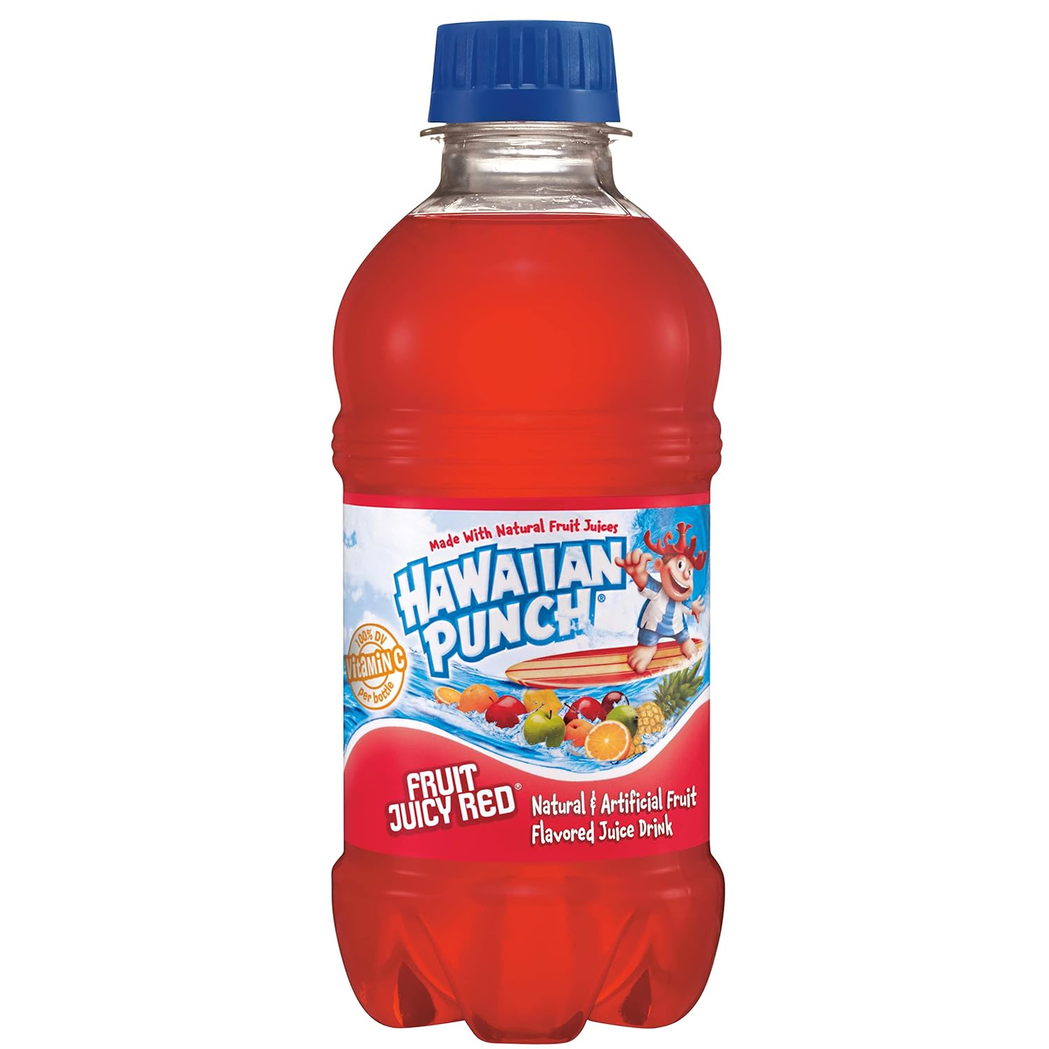 Hawaiian Punch Polar Blast 10oz Bottles 24 Pack – Low-Calorie After School Snack for Kids and Lunchbox Pantry