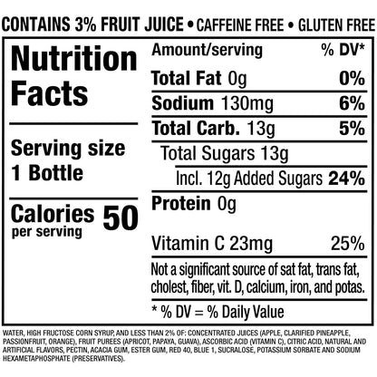Hawaiian Punch Polar Blast 10oz Bottles 24 Pack – Low-Calorie After School Snack for Kids and Lunchbox Pantry