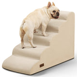 Aodisman Kid-Friendly Dog Stairs – Soft Corduroy Steps with No Hard Edges for Playrooms