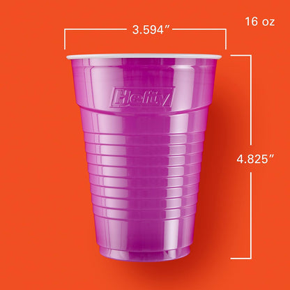 Hefty Party On Patriotic Drinkware – Gift Ready Summer Party Supply Set for New Homeowners and Backyard Hosts, 76 Count