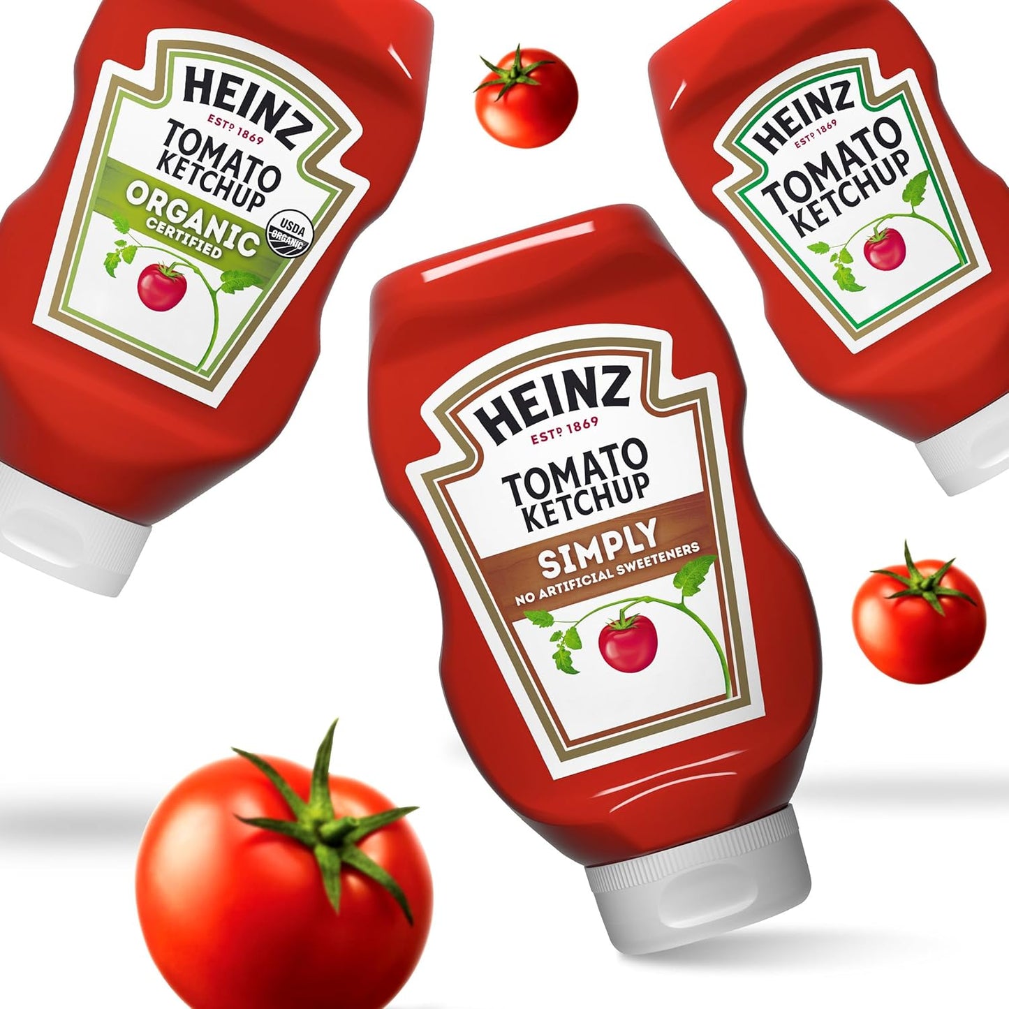 Heinz Simply Ketchup – Cleaner-Label Condiment for Kid Meals Like Nuggets, Fries, and Burgers