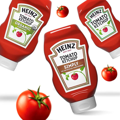 Heinz Simply Ketchup – Cleaner-Label Condiment for Kid Meals Like Nuggets, Fries, and Burgers