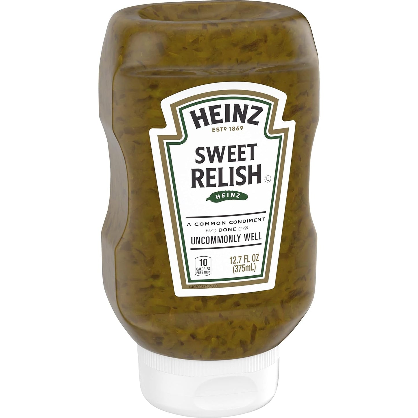 Heinz Sweet Relish 12.7 fl oz Bottle – Thick Tangy Topping for Hot Dogs at Outdoor Cookouts