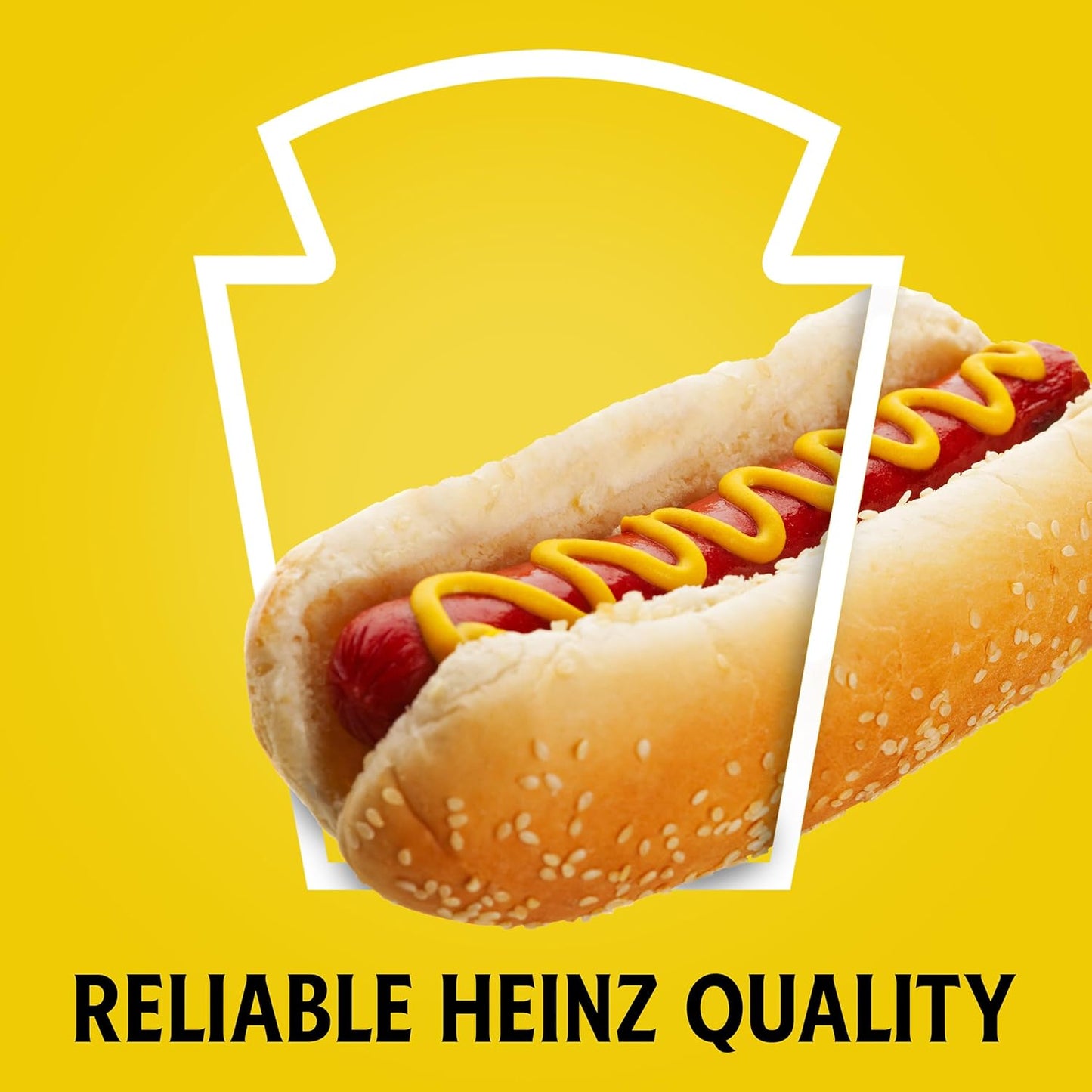 Heinz Yellow Mustard, 20 oz Bottle – Outdoor Grilling Staple for Hamburgers, Pretzels, and Vegan Dogs on the Patio