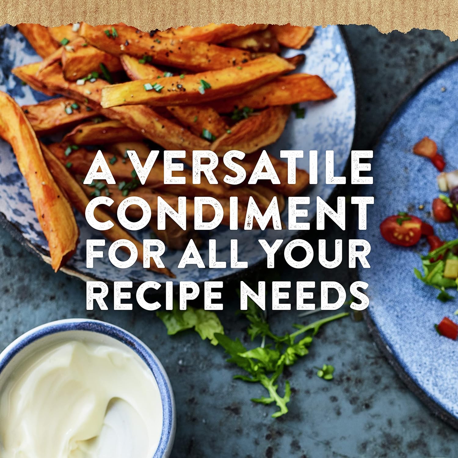 Hellmann's Real Mayonnaise – Everyday Wellness Spread for Meal Prep Stations, 40% DV Omega 3 ALA per Serving
