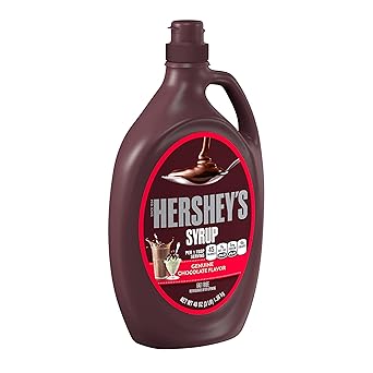 HERSHEY'S Strawberry Syrup 24 oz – Fun Flavored Squeezable Topping for Kids' Desserts and Drinks