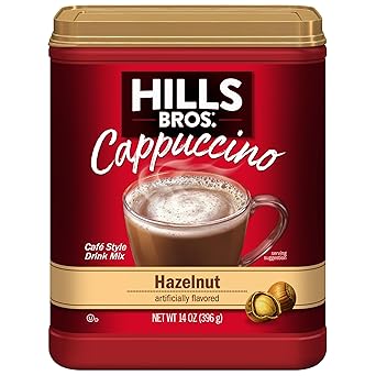 Hills Bros. Instant Cappuccino Mix Sugar Free French Vanilla – RV and Road Trip Beverage, No Equipment Required