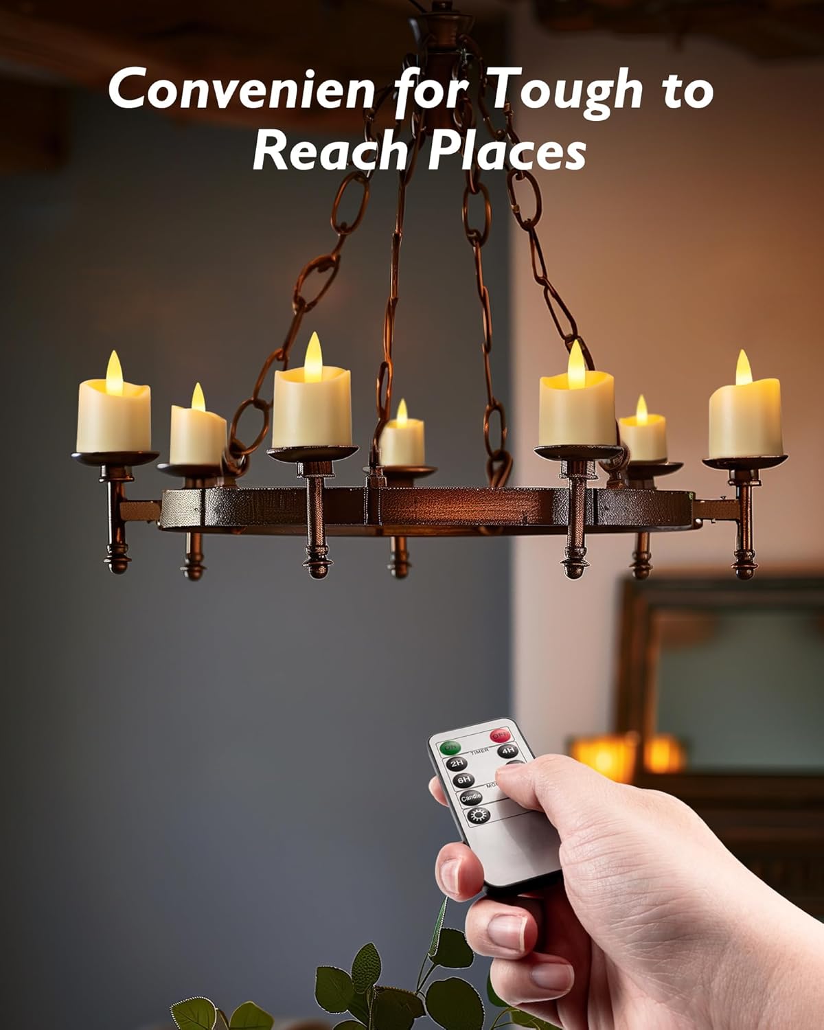Homemory 400+ Hour Flameless Votive Candles 12-Pack – Cool Touch LED Tea Lights with 8H Auto Timer for Senior Safe and Kid Friendly Use