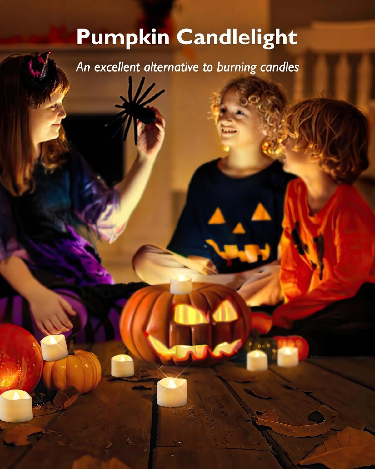 Homemory Battery Operated Votives – Child Proof Mood Lighting for Playrooms and Bedtime Routines