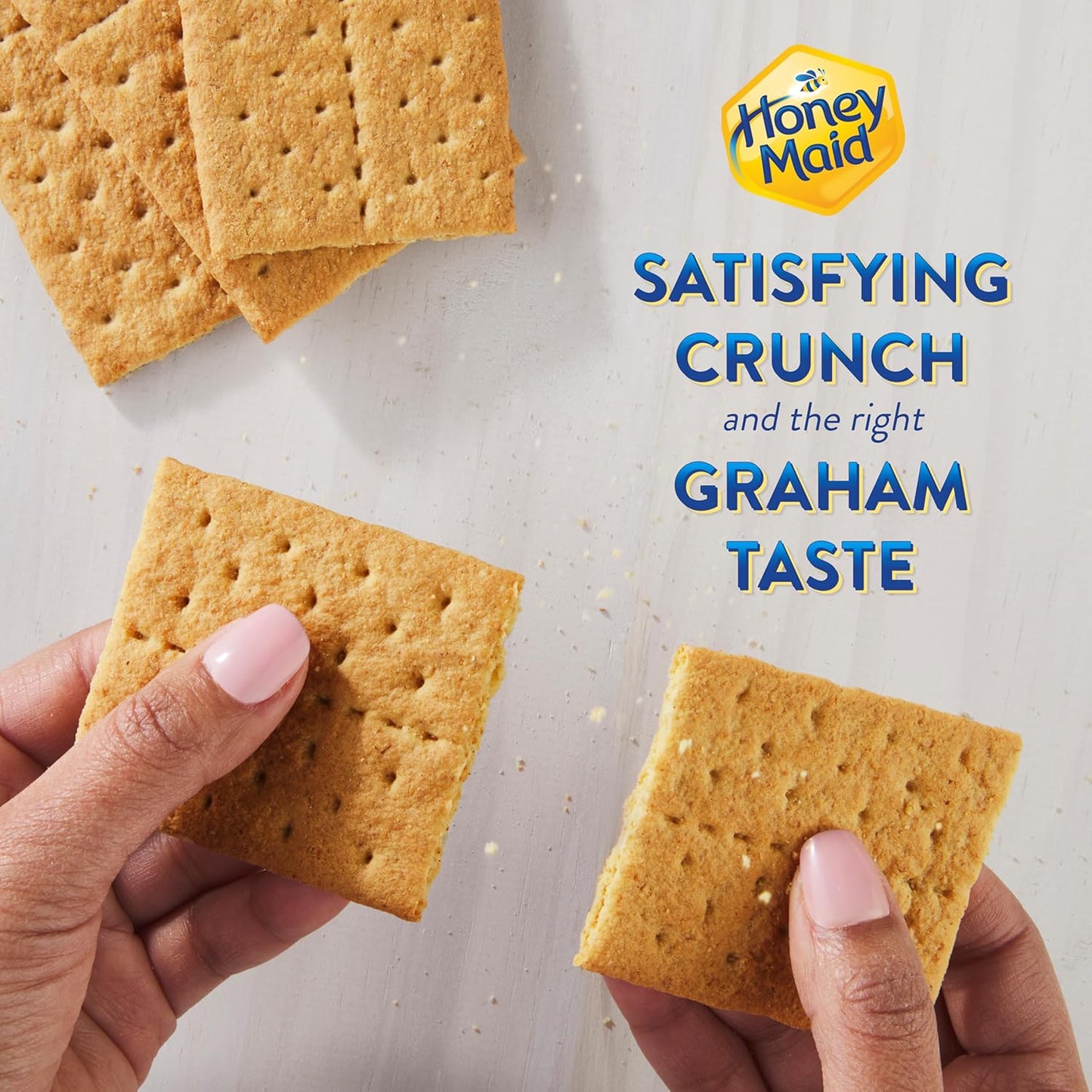 HONEY MAID Graham Crackers – After School Snack for Kids, Real Honey 28.8 oz