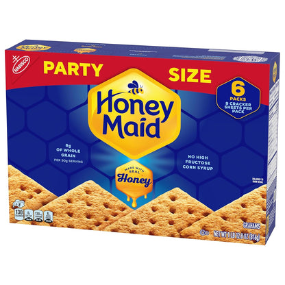 HONEY MAID Graham Crackers – After School Snack for Kids, Real Honey 28.8 oz