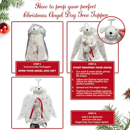 iHeartDogs Pet Angel Topper – Unique Housewarming & Valentine's Day Gift for the Dog Obsessed Friend