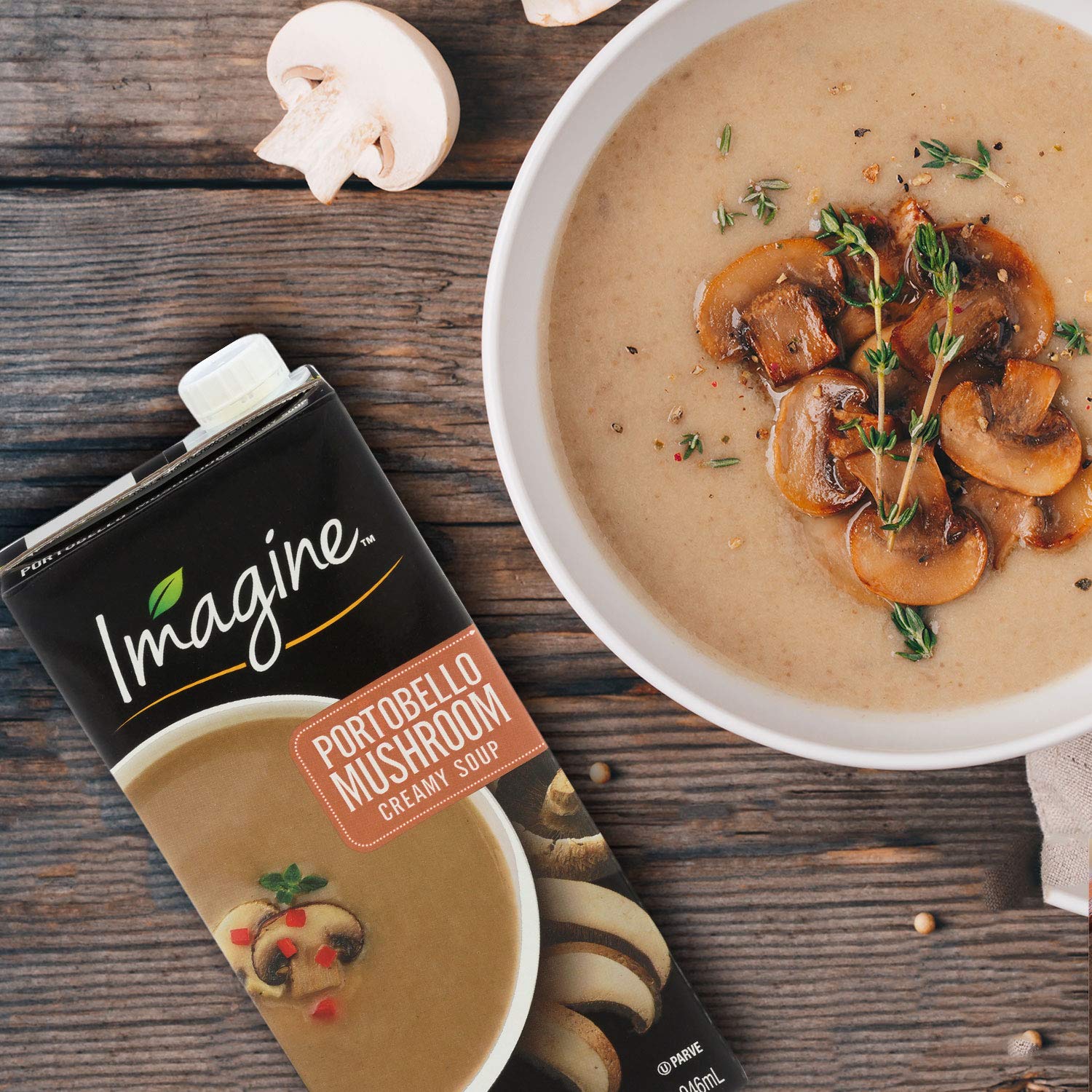 Imagine Creamy Portobello Mushroom Soup – Dairy-Free Comfort for Whole-Food Dinners