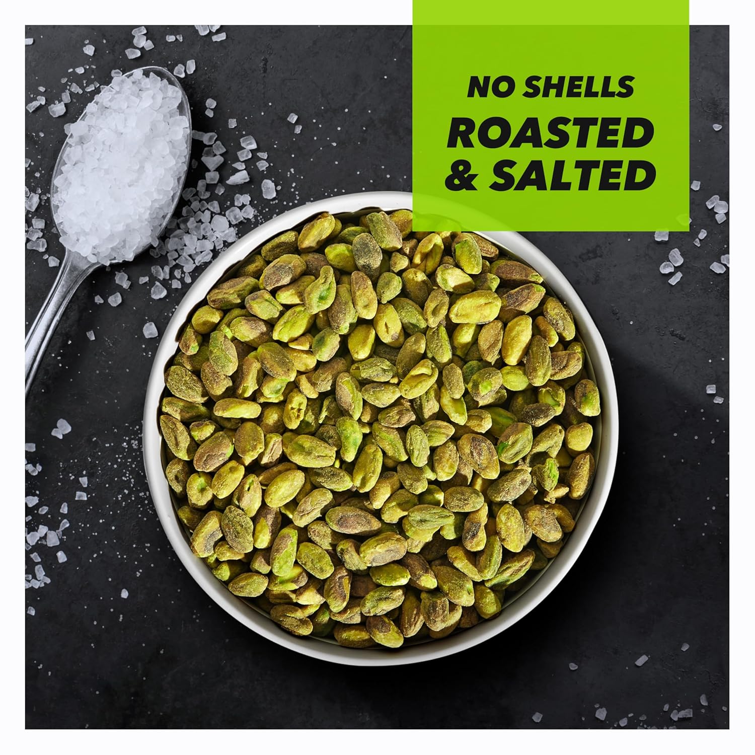 ingredient list limited to pistachios and sea salt