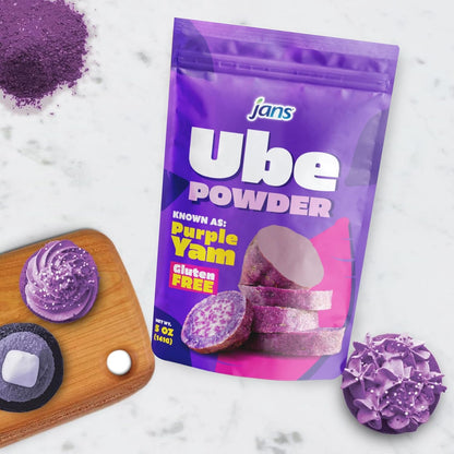 Jans Ube Powder for Baking, 5 oz | Parent-Approved Ube Flavor for Birthday Cakes