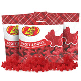 JellyBelly Scottie Dog Shaped Red Licorice – Unique Gift for Dog Moms and Pet Lovers, Individually Wrapped 3-Pack