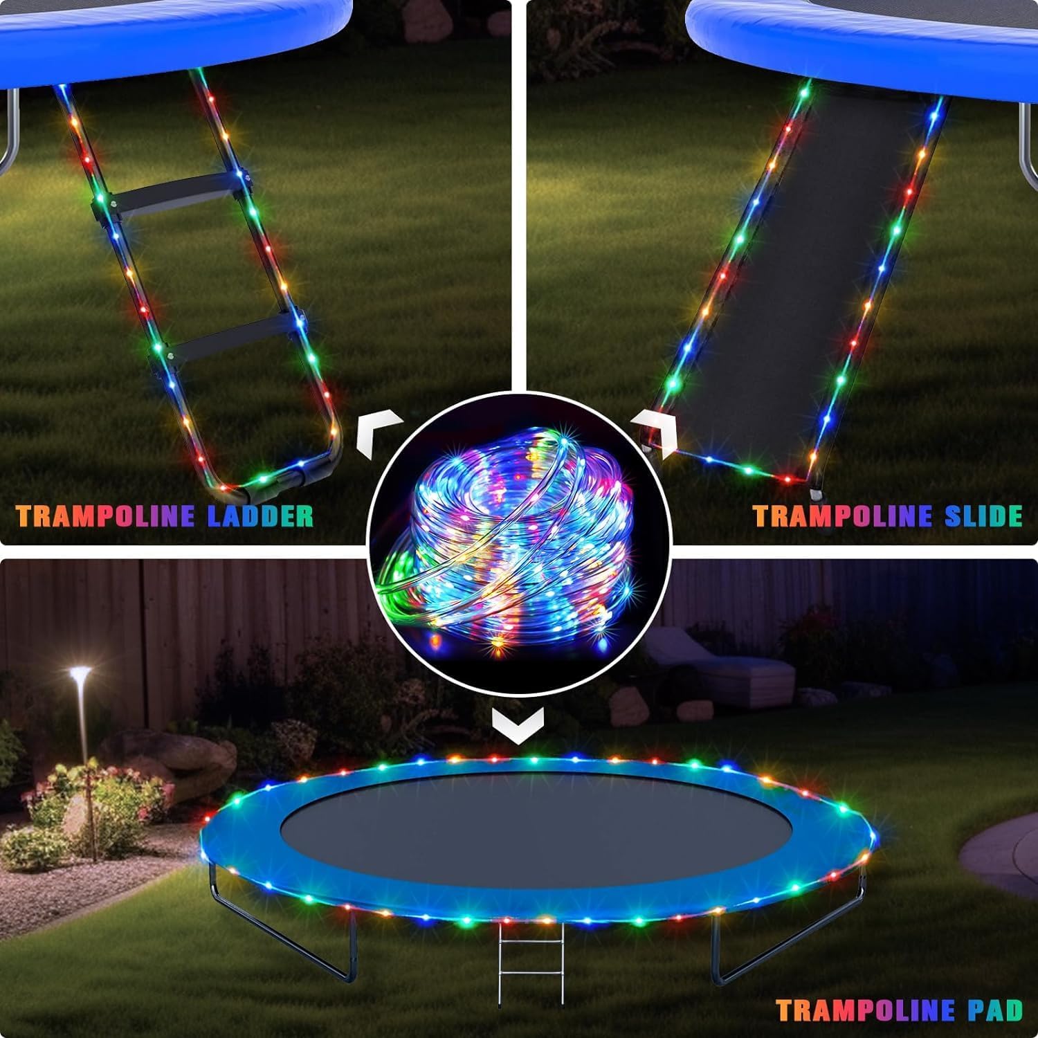 JMEXSUSS 2 Pack Rope Lights – Modern Ambient Lighting for Apartment, Staircase, and Window Frame
