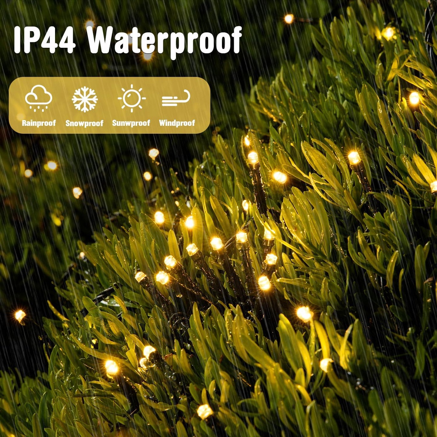 JMEXSUSS Cool-Touch Warm White Fairy Lights – Safe Kids Room and Classroom Backdrop, 30V Twinkle String Lights