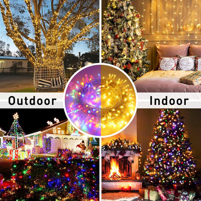 JMEXSUSS IP44 Waterproof String Lights – 66ft Color-Changing Plug-in Lights for Patio, Pergola, and Camping Nights