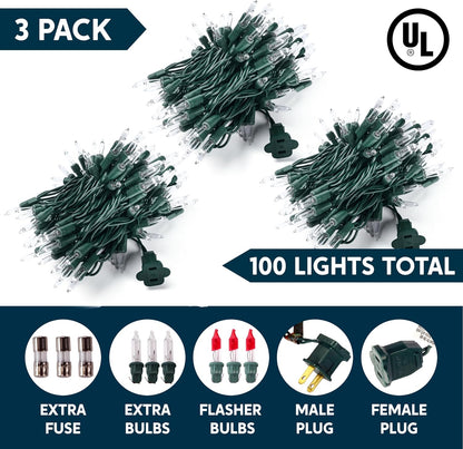 Joiedomi Safe Alternative to Candles – 300 Warm White Mini Lights with IP44 Waterproof Rating and Independent Circuit for Worry-Free Bedtime Glow