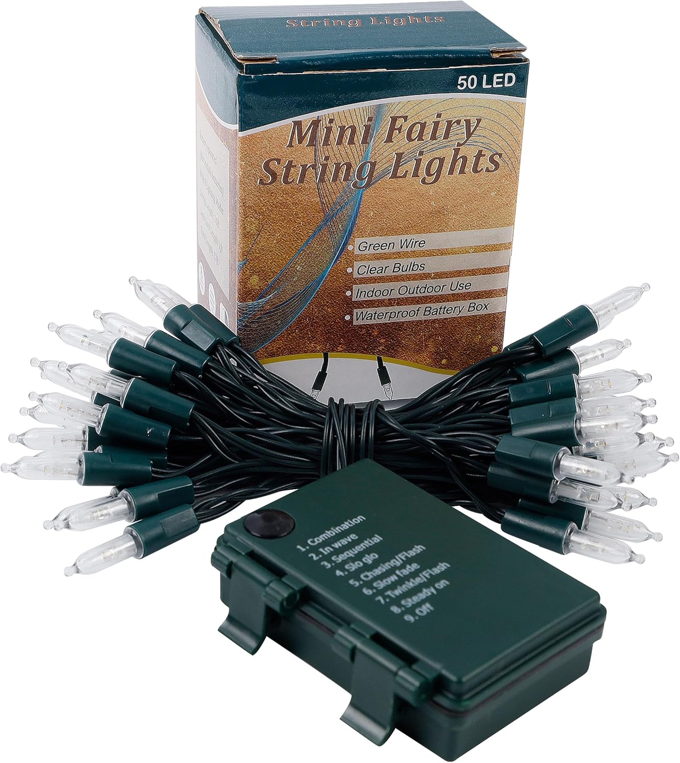 Joliyoou 16 Ft Battery String Lights – Smoke-Free, Flame-Free Warm White LED for Bedroom Night and Nursery