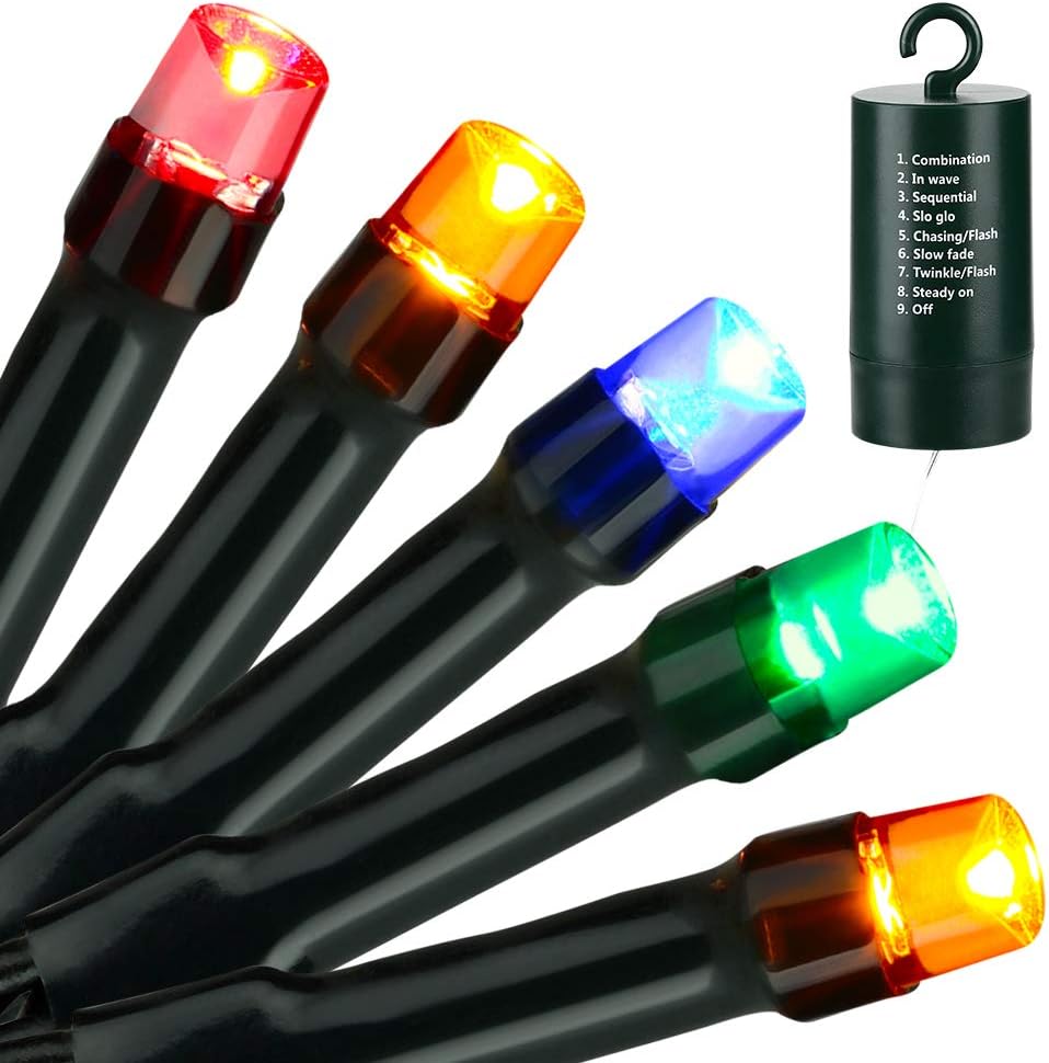 Joomer Kids Bedroom String Lights – Cool to Touch Battery Powered Decor with 8 Gentle Modes, 66ft 200 LED