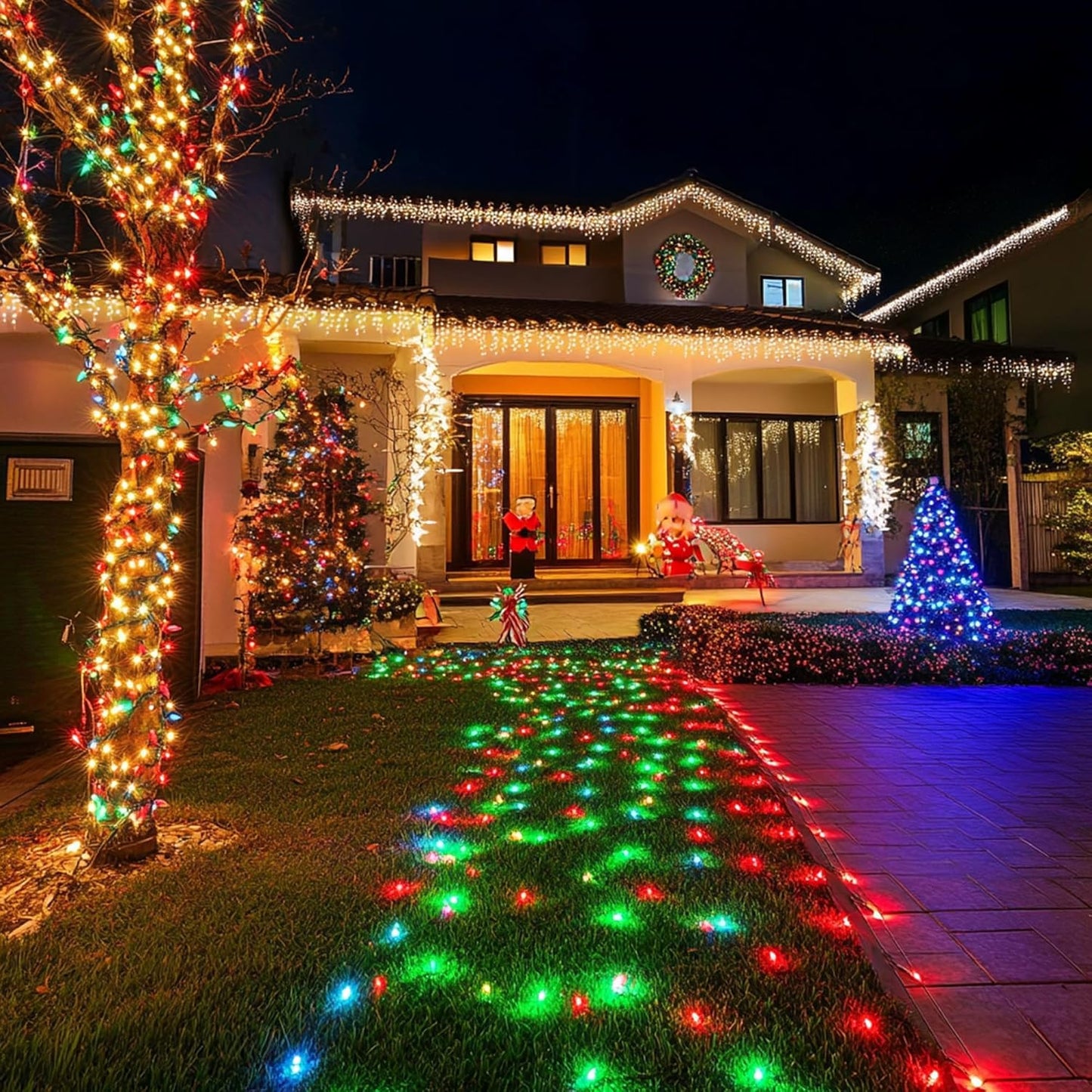 Joomer LED Christmas Lights – Safe Break Resistant Plastic Bulb String Lights for Nursery and Family Christmas Tree