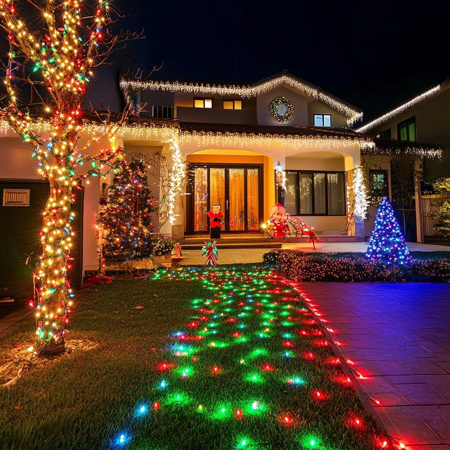 Joomer LED Christmas Lights – Safe Break Resistant Plastic Bulb String Lights for Nursery and Family Christmas Tree