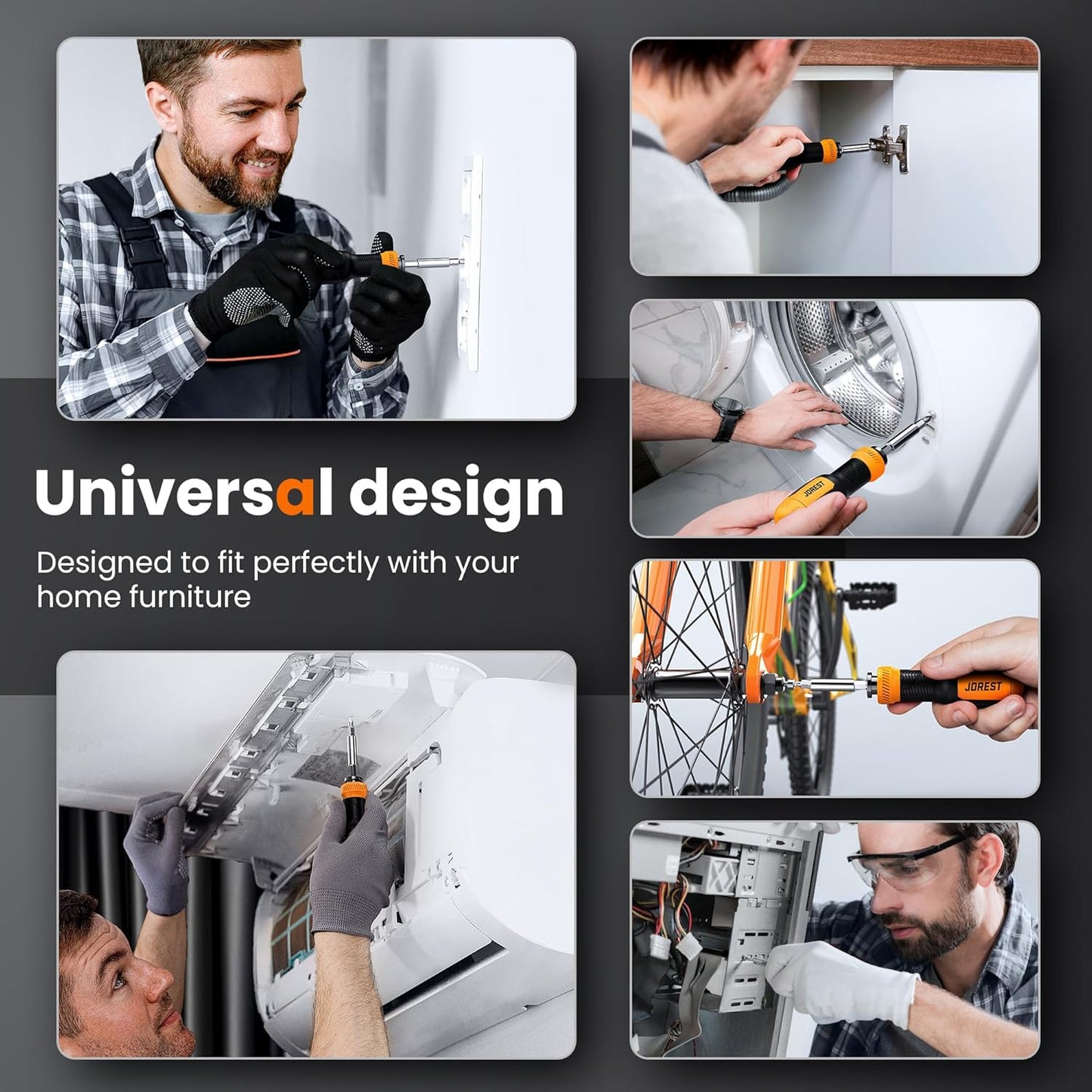 Jorest Multitool Screwdriver Set – Valentine's Day and Father's Day Gift Idea for Men, Handy Dads, and DIY Hobbyists