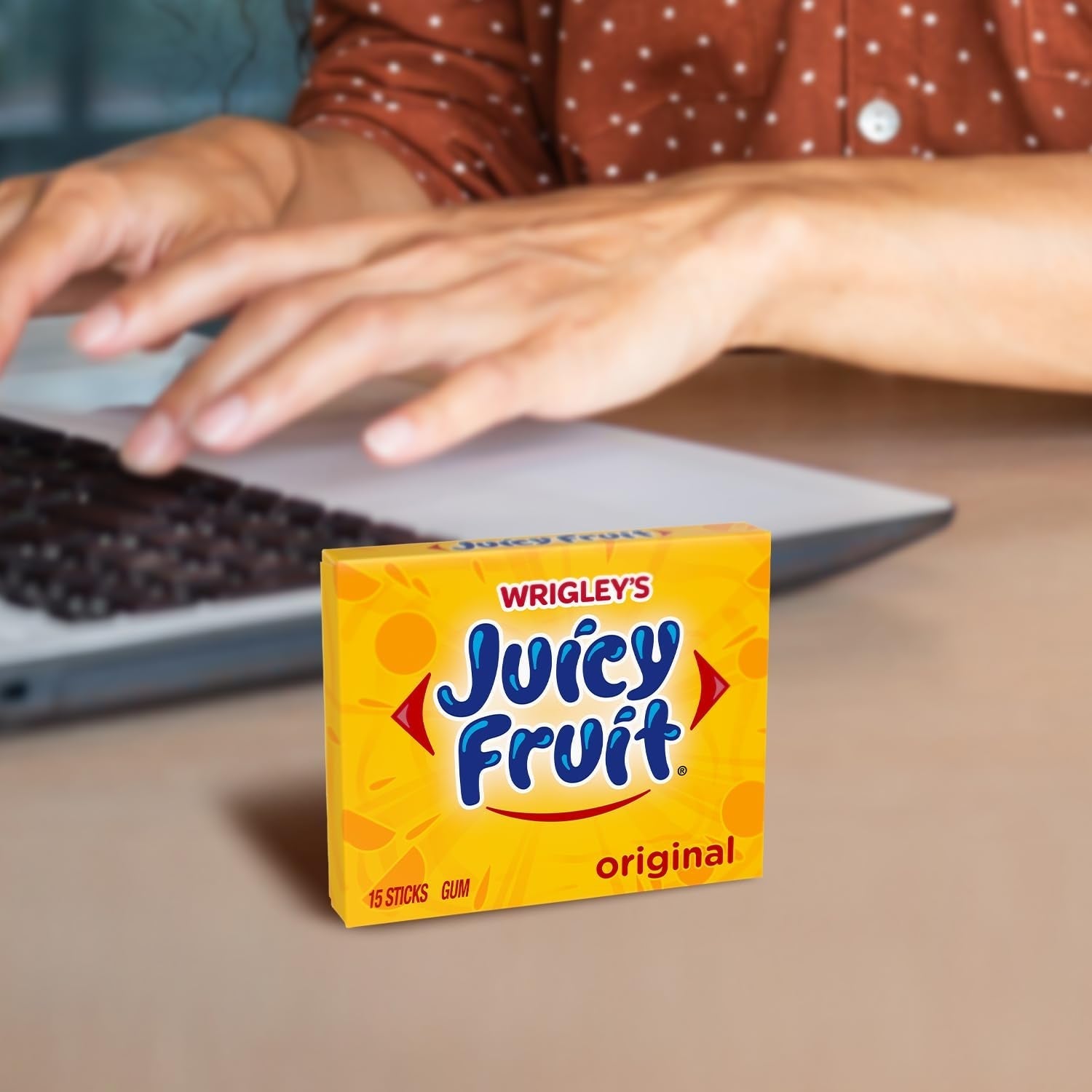 Juicy Fruit Gum Stocking Stuffer for Kids – 3-Pack Individually Wrapped Candy for School Snacks