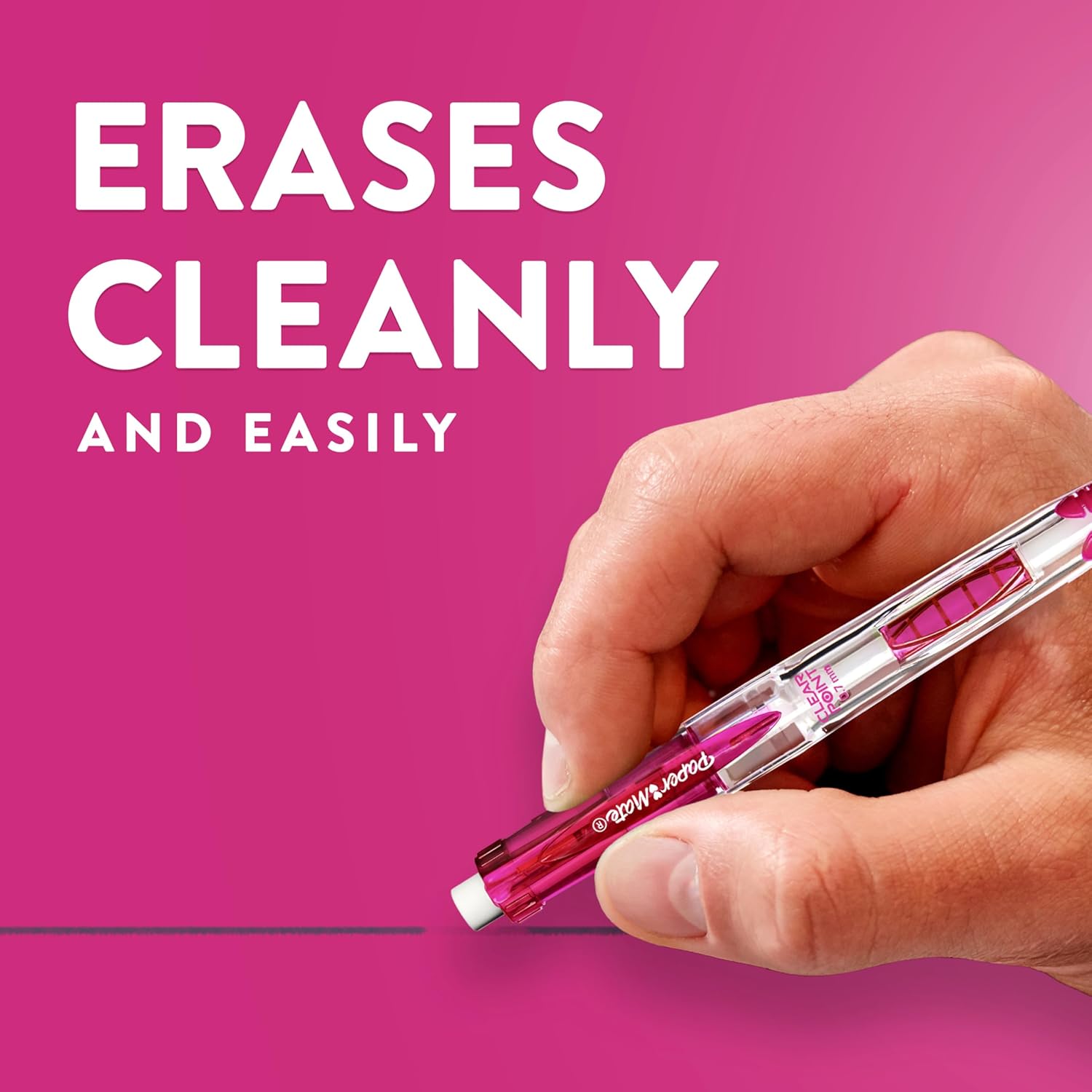 jumbo twist-up eraser for clean corrections