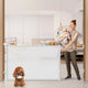 White - 34" Tall x 76" Wide