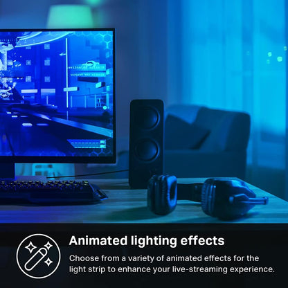 Kasa Smart LED Light Strip – Kids Bedroom Ceiling Glow, Flame-Free Dimmable Light Afraid of the Dark