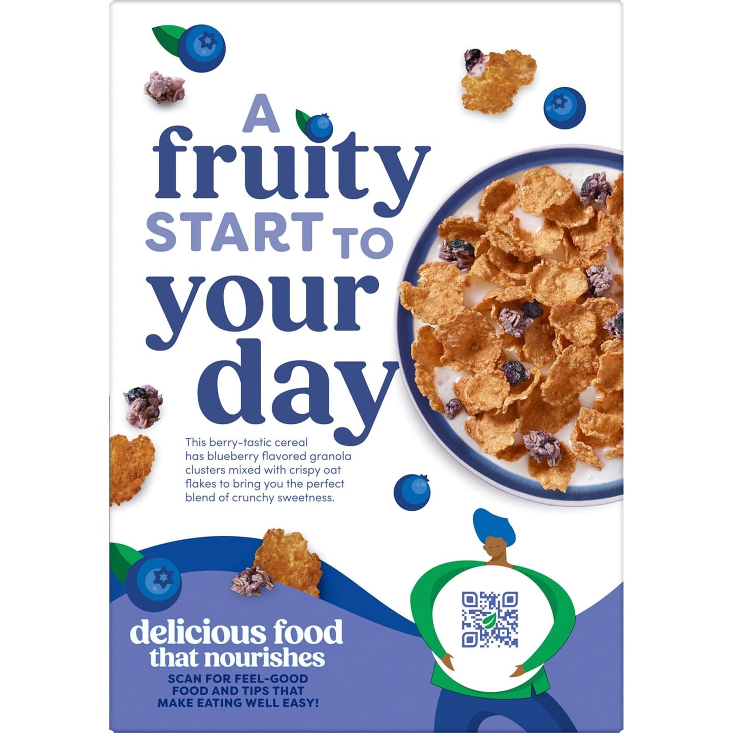 Kashi Blueberry Granola Clusters – Low Sugar Whole Grain Cereal for Gluten-Sensitive Wellness Diets