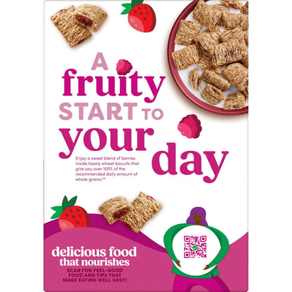 Kashi Organic Berry Cereal – Non-GMO Fiber-Rich Breakfast for Sustained Morning Energy, 17.2oz
