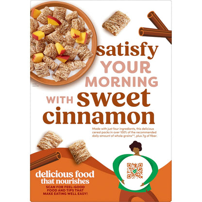 Kashi Organic Cinnamon Harvest Cereal – Less Processed Alternative to Sugary Cereals, 18oz Box